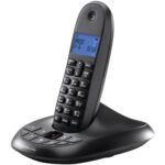Motorola C1011LX DECT 6.0 Black Cordless Phone System