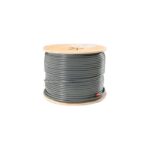 1000' Gray Mini 8 Coax 16 Gauge Bare Copper Conductor 95% Bare Copper Braid