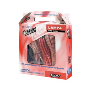 Legacy LAMP4 1600 Watt 4 Gauge Amplifier Installation Kit