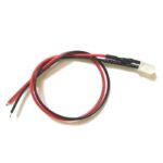 3MM WH Round LED Bulb Pre-wired With 8ﾔ lead 9V/12V DC Diffused