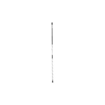 4.5' Quad Wound Antenna White